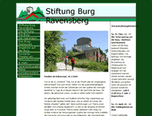 Tablet Screenshot of burg-ravensberg.de